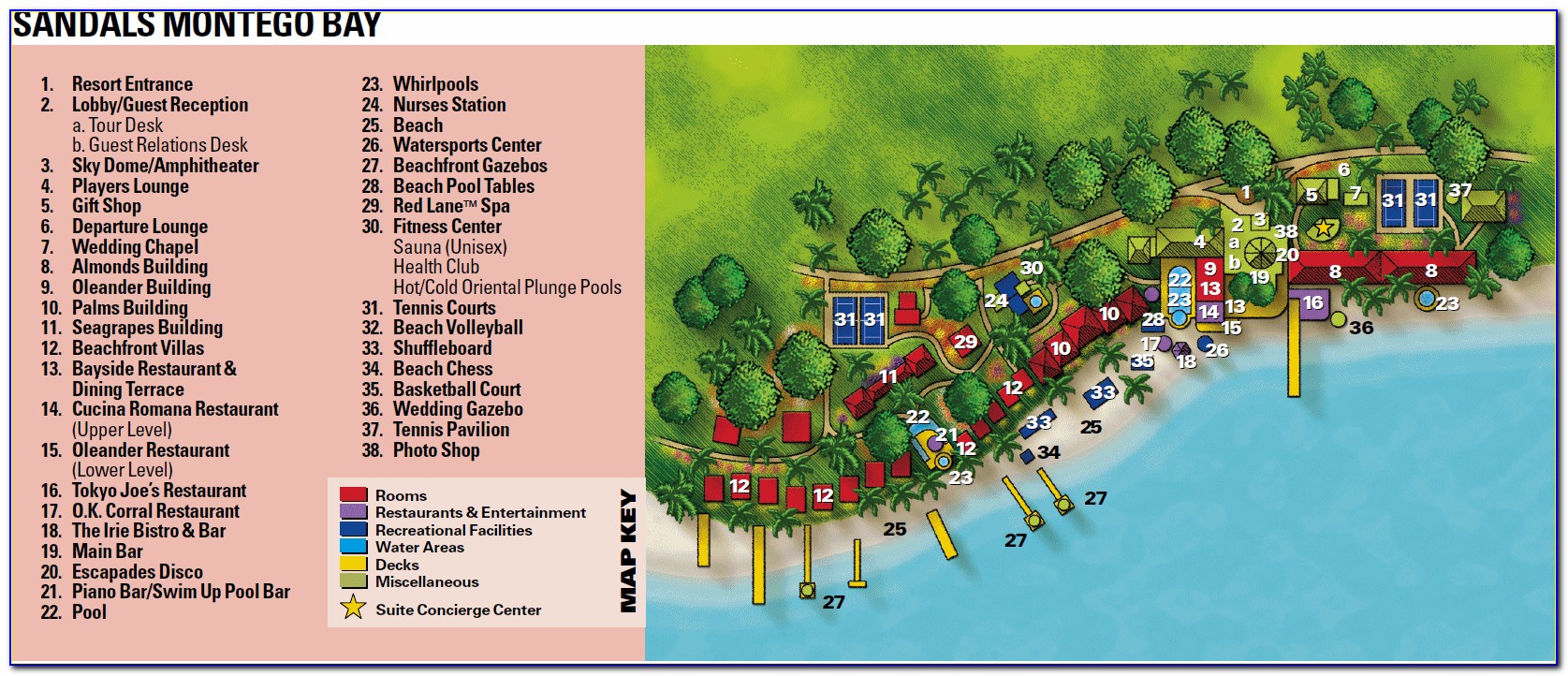 Map Of Montego Bay Jamaica Resorts