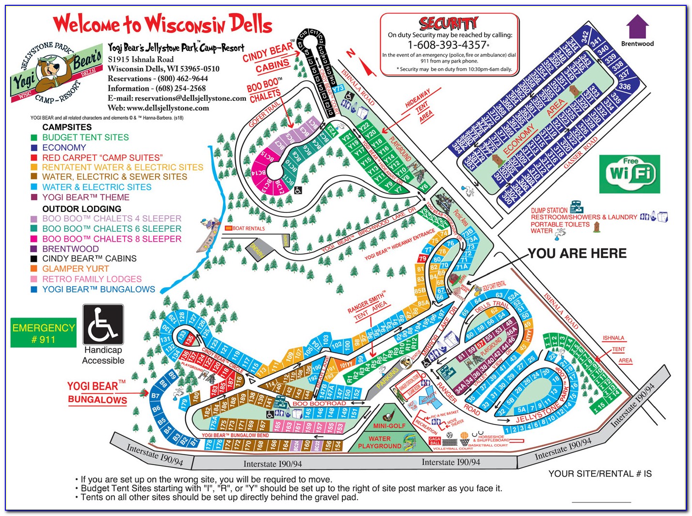 Map Of Wisconsin Dells Lodging