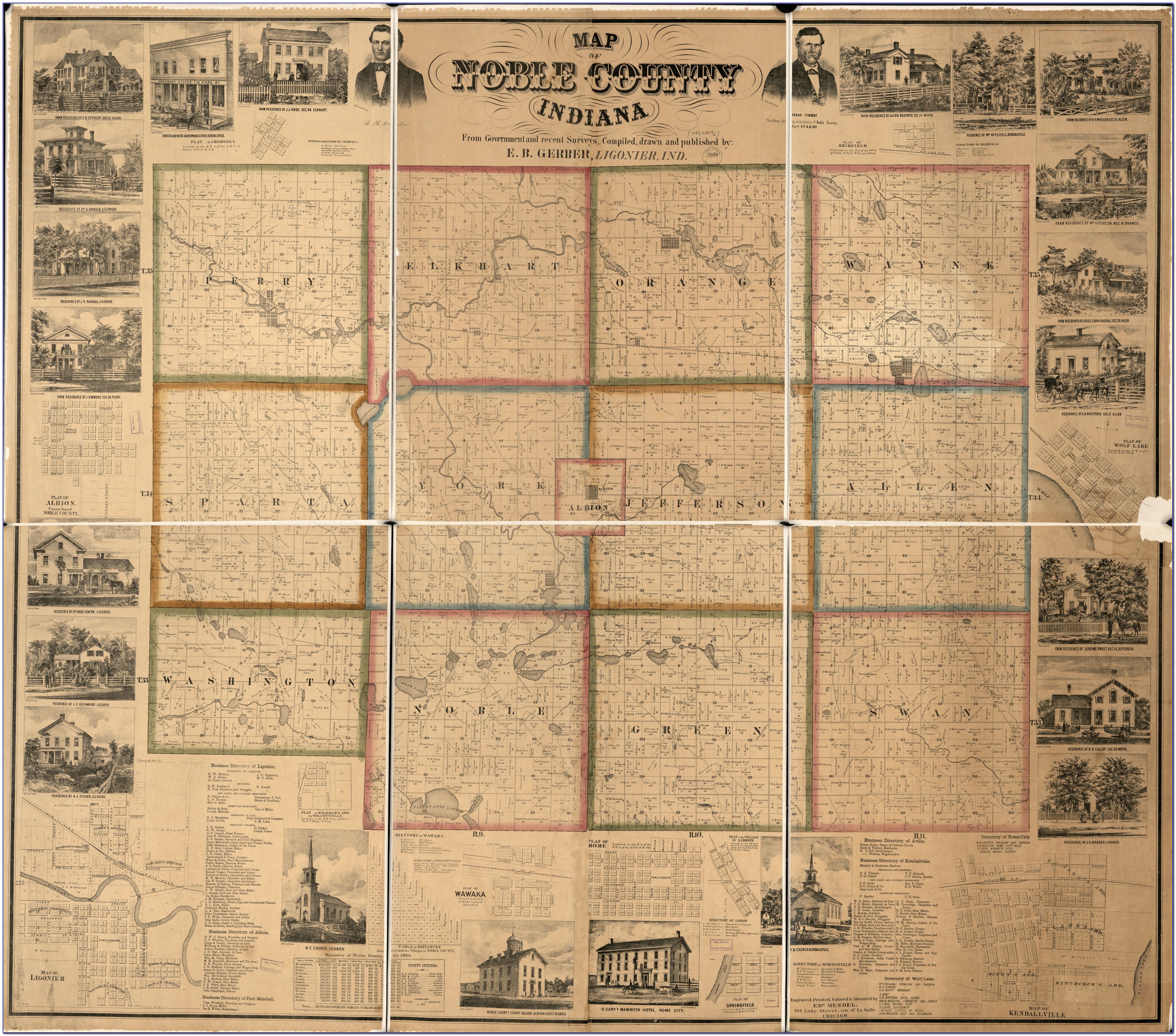 Marion County Indiana Plat Maps