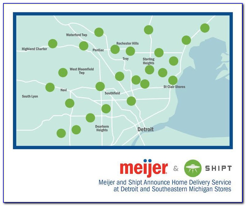 Meijer Locations Michigan Map