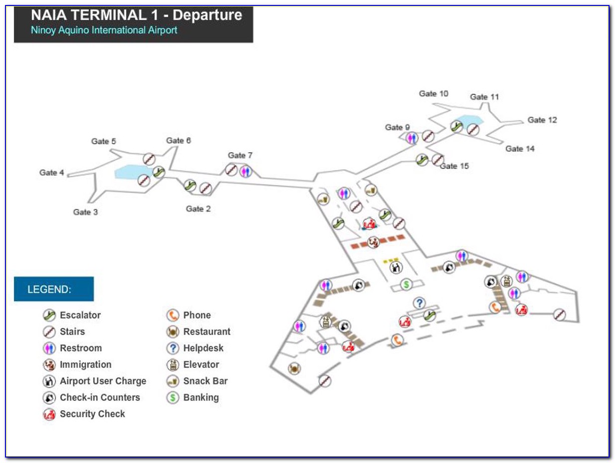 Ninoy Aquino International Airport Runway Map
