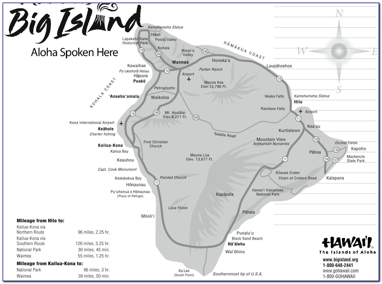 North Kohala Coast Map