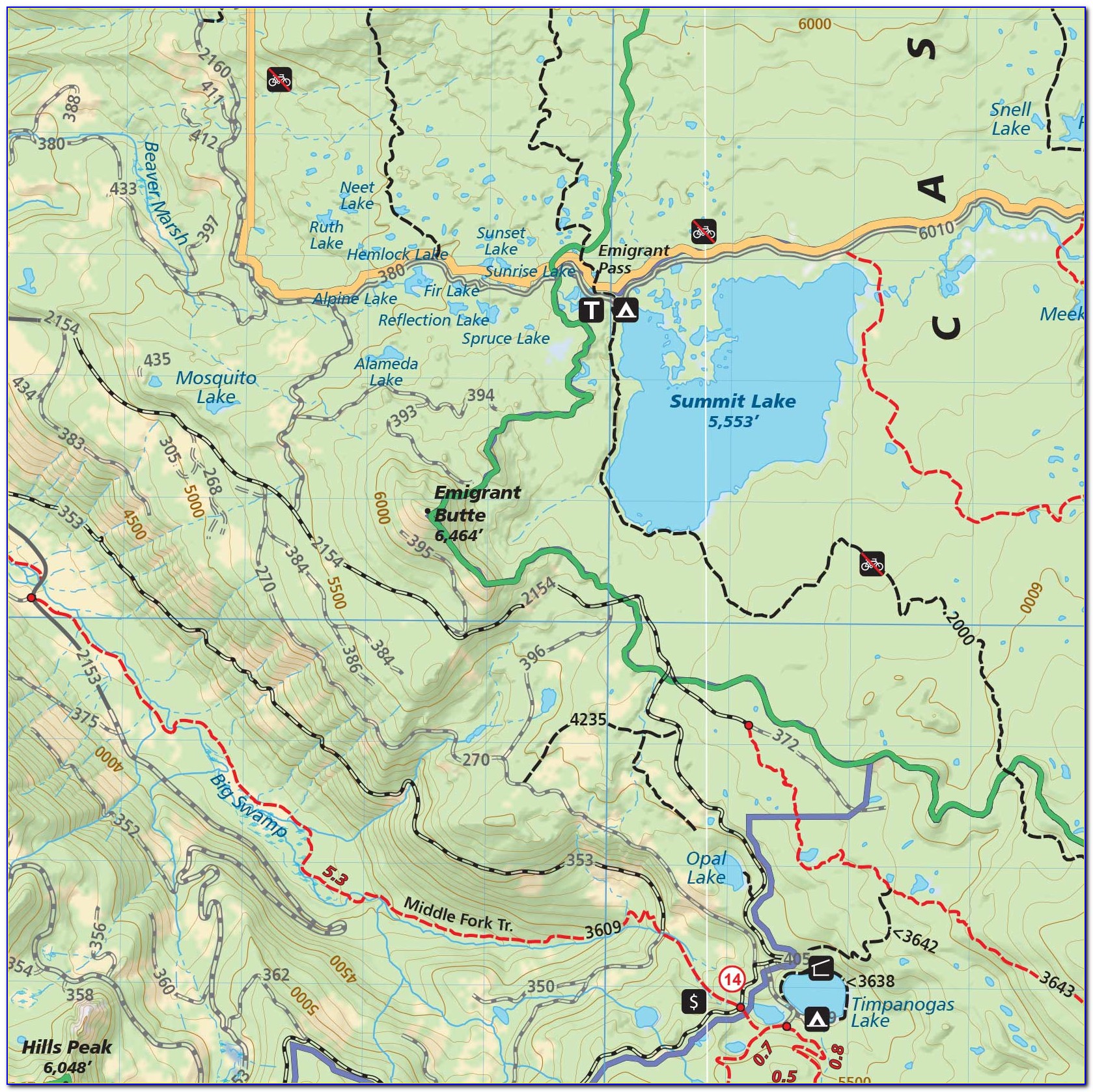 Oakridge Oregon Map