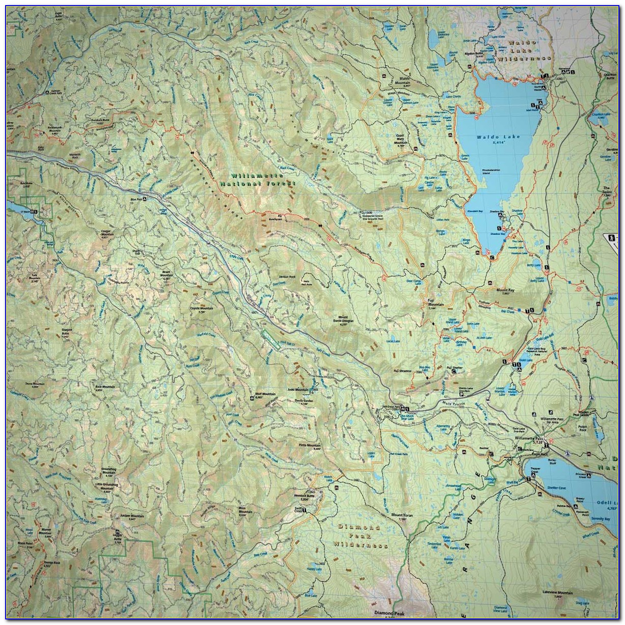 Oakridge Oregon Zoning Map