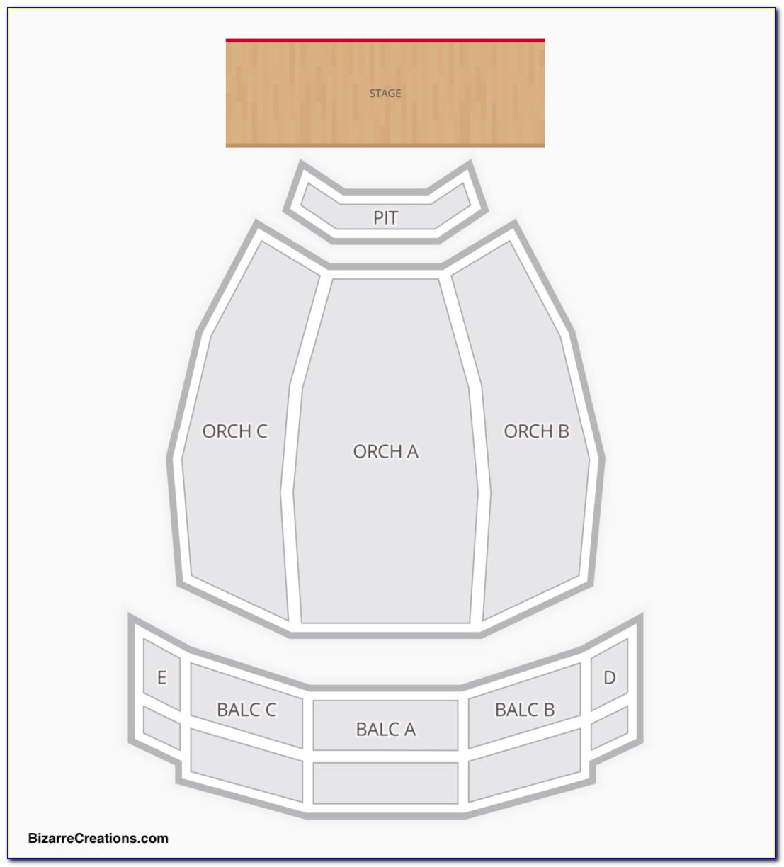 Orpheum Theatre Omaha Seating Map