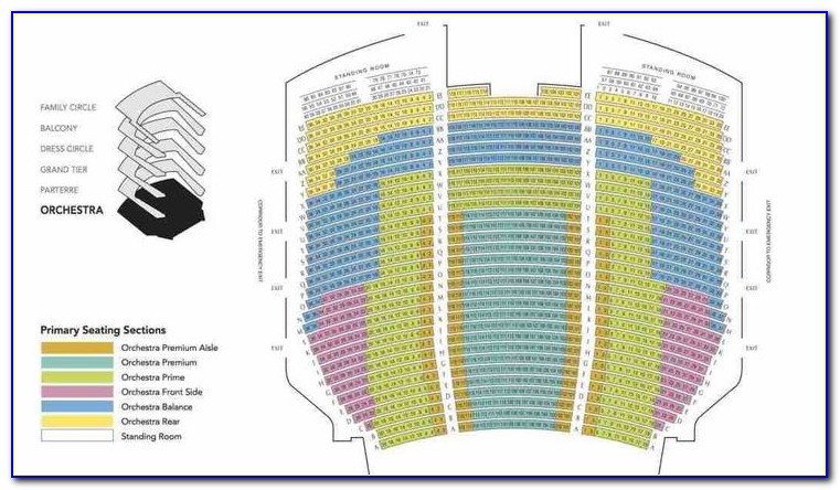 Orpheum Theatre Seating Map
