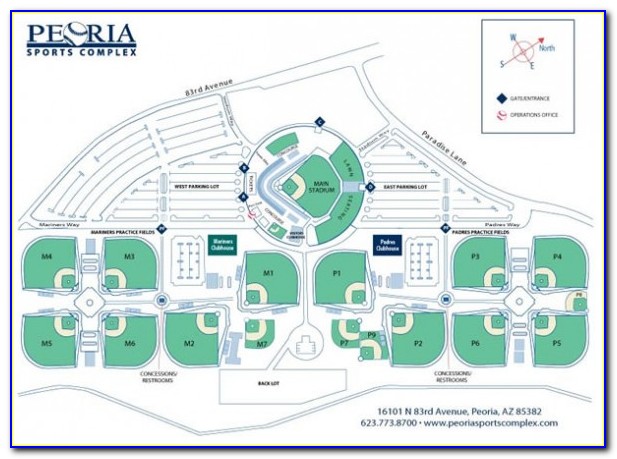 Peoria Sports Complex Directions