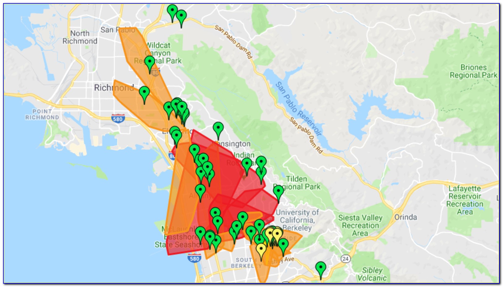 Pg&e Outage Map Ca