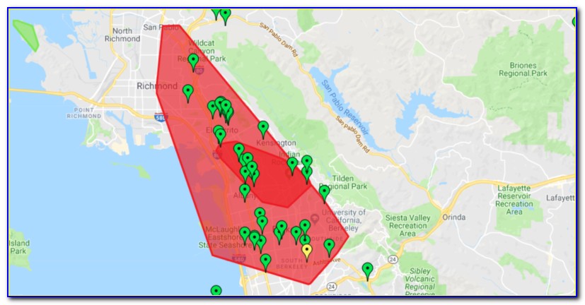 Pg&e Power Outage Map Ca