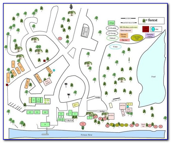 Piney Bay Campground Map