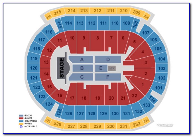 Prudential Center Seating Layout