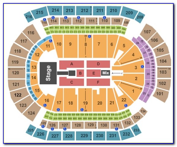 Prudential Center Virtual Seating Map