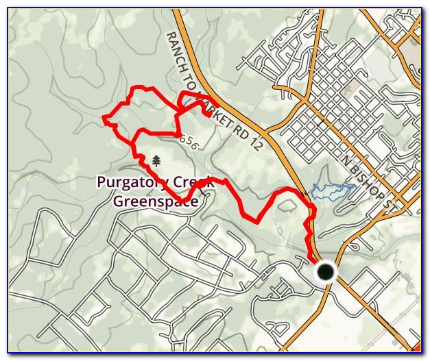 Purgatory Trail Map San Marcos