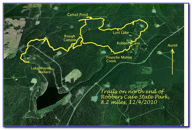 Robbers Cave State Park Campground Map