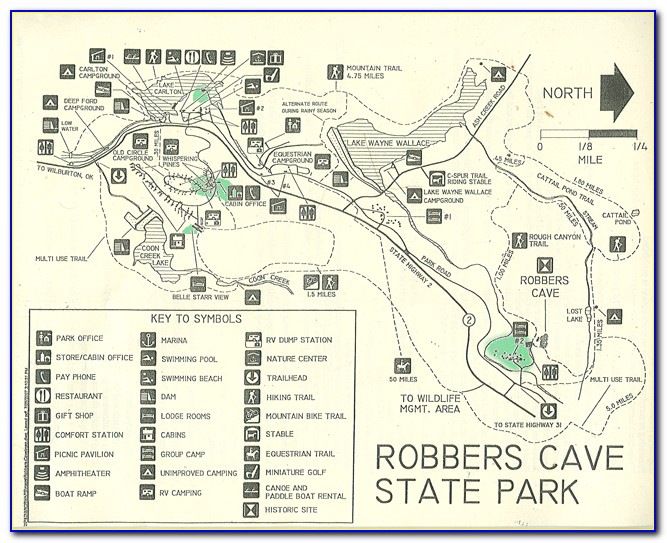 Robbers Cave State Park Directions