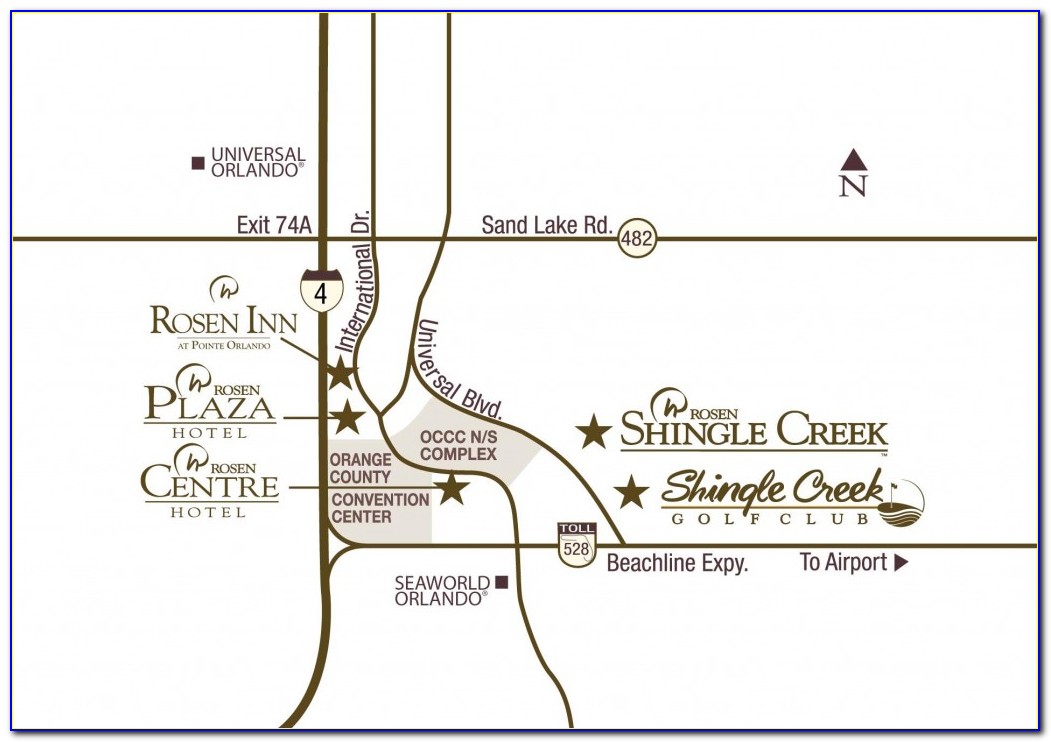 Rosen Shingle Creek Address