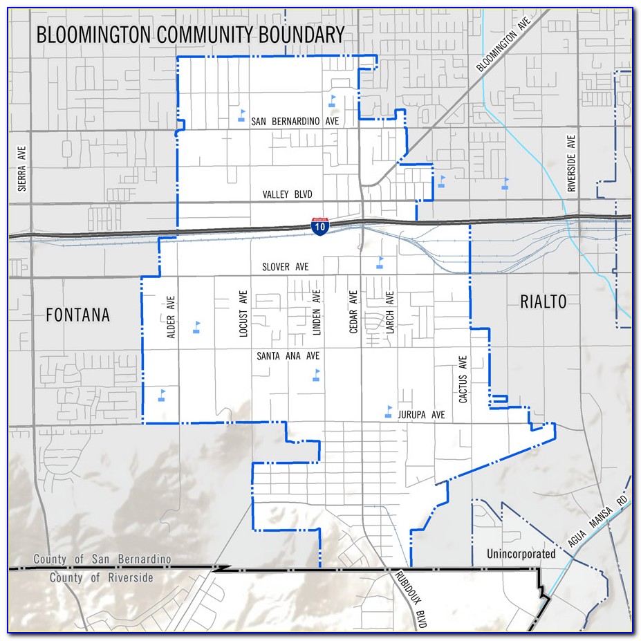 San Bernardino Parcel Map