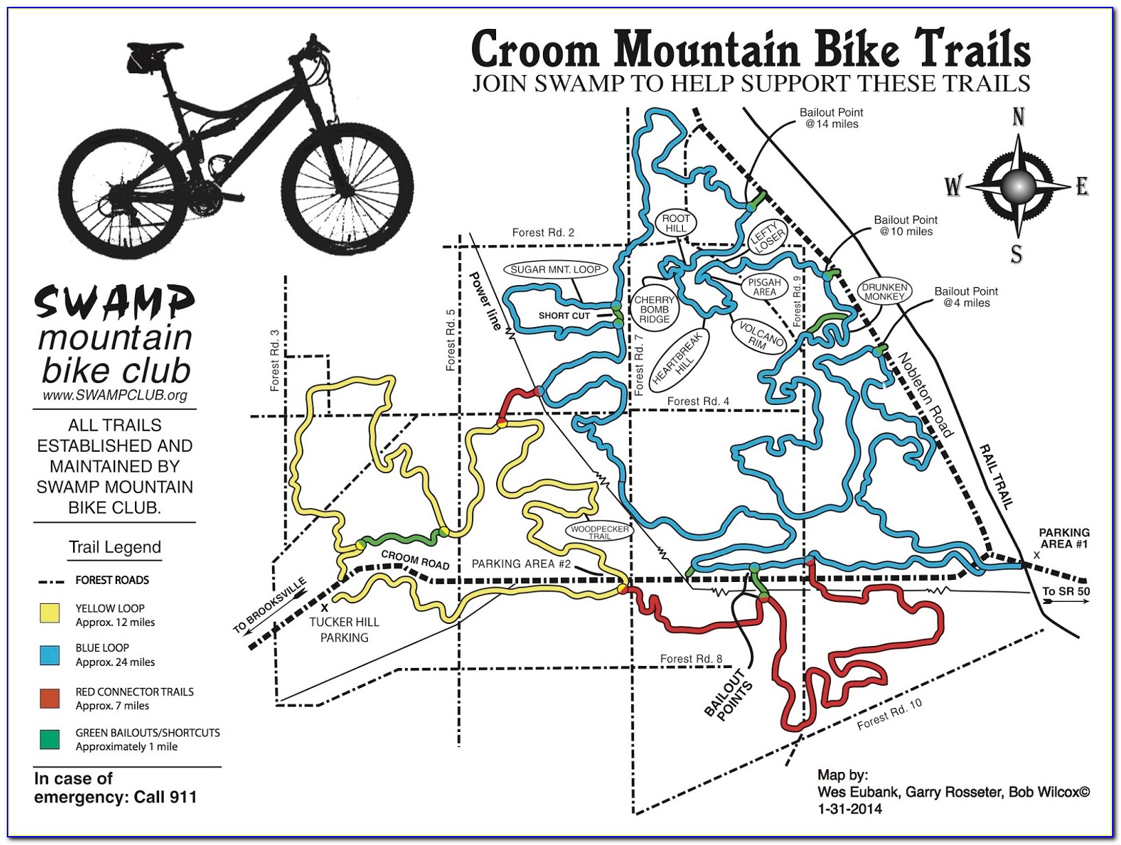 Santos Mountain Bike Trail Map Ocala Florida