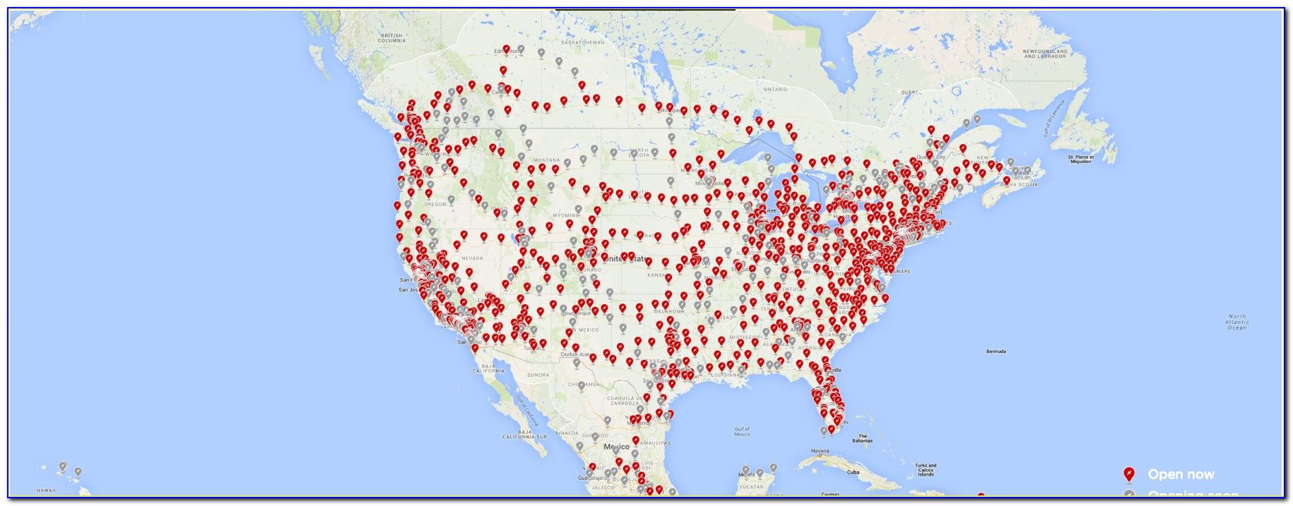 Tesla Supercharger Interactive Map