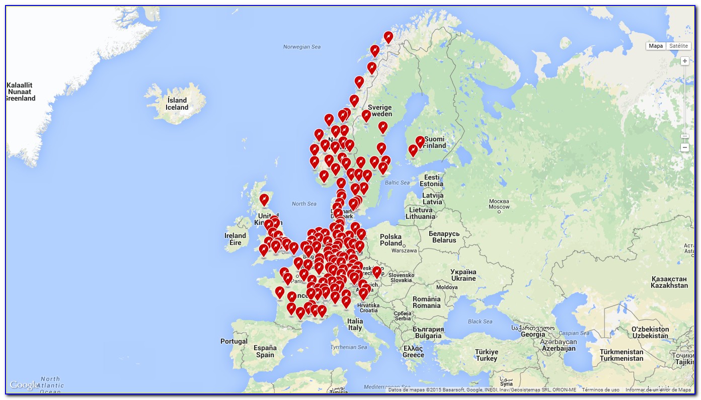 Tesla Supercharger Stations Map Europe