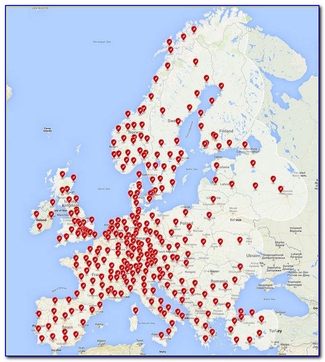 Tesla Supercharging Stations Map Uk