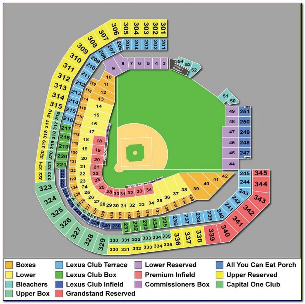 Texas Rangers 3d Seat Map