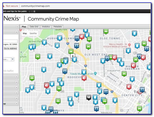 Toledo Police Crime Map