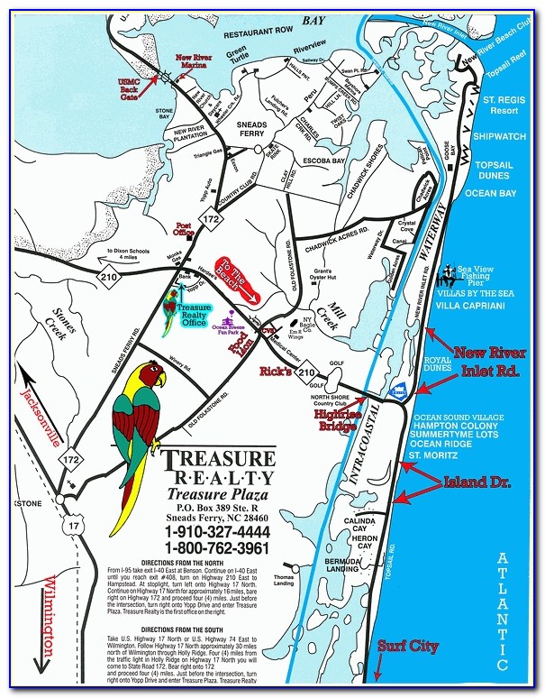 Topsail Beach Zoning Map