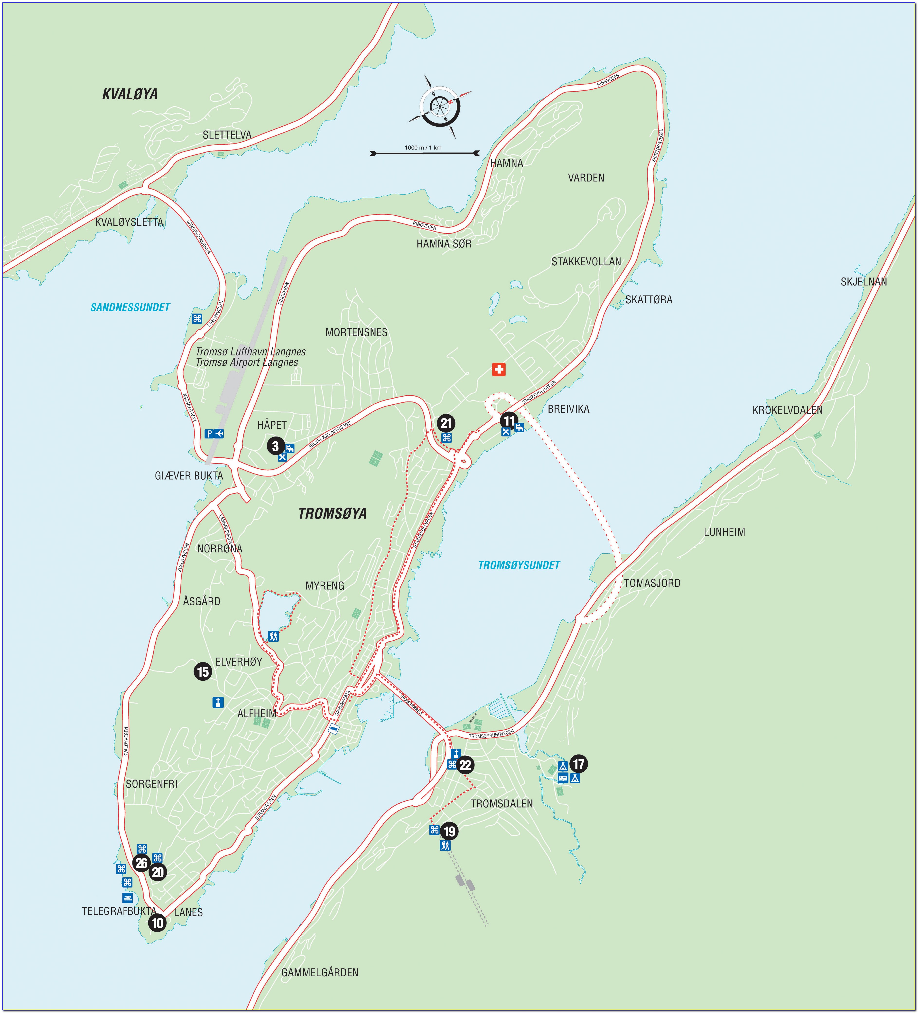 Tromso Norway Map Google