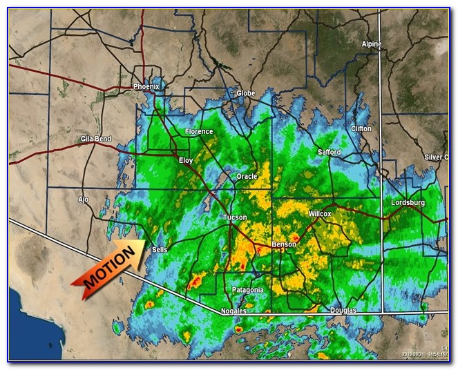 Tucson Weather Map