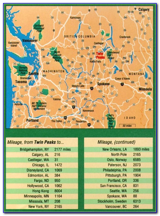 Twin Peaks Map Wow