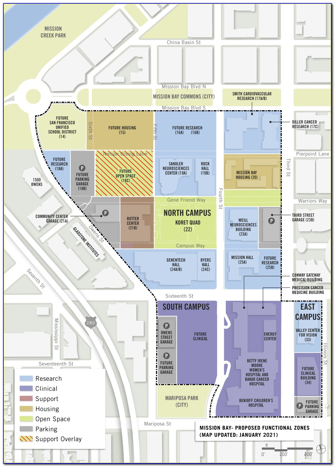 Ucsf Mission Bay Campus Map