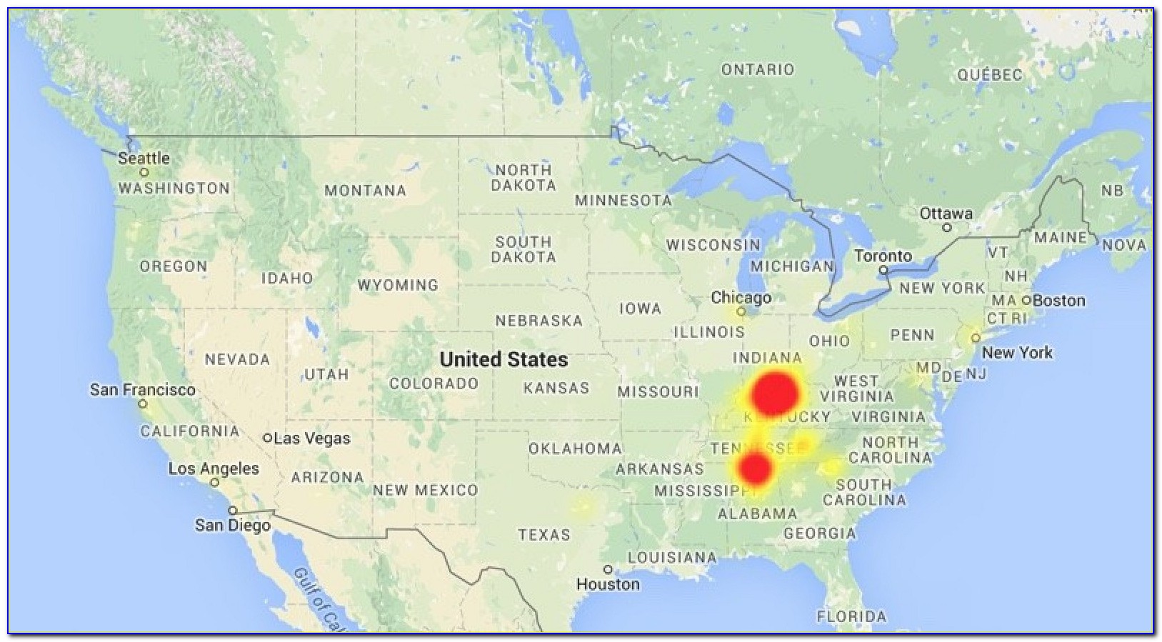 Us Cellular Outage Map