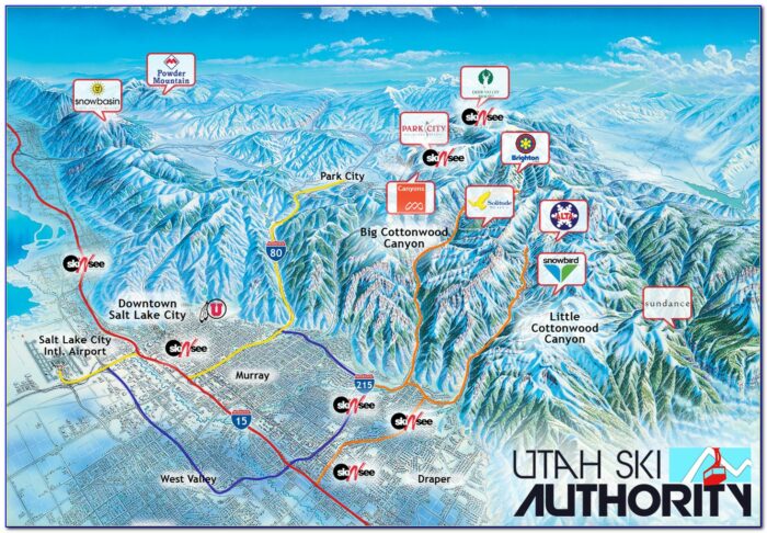 Utah Topographic Map