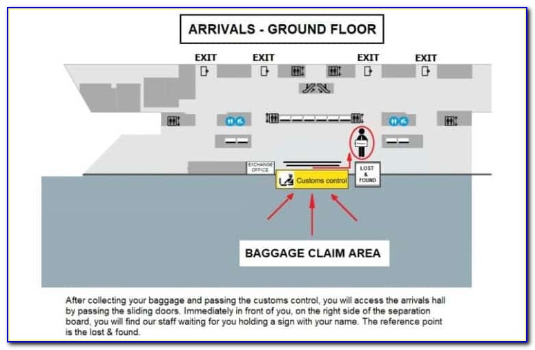 Venice Airport Gate Map