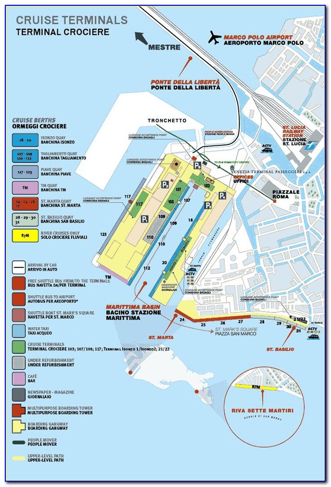 Venice Italy Airport Map