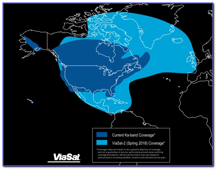 Viasat 2 Coverage Map