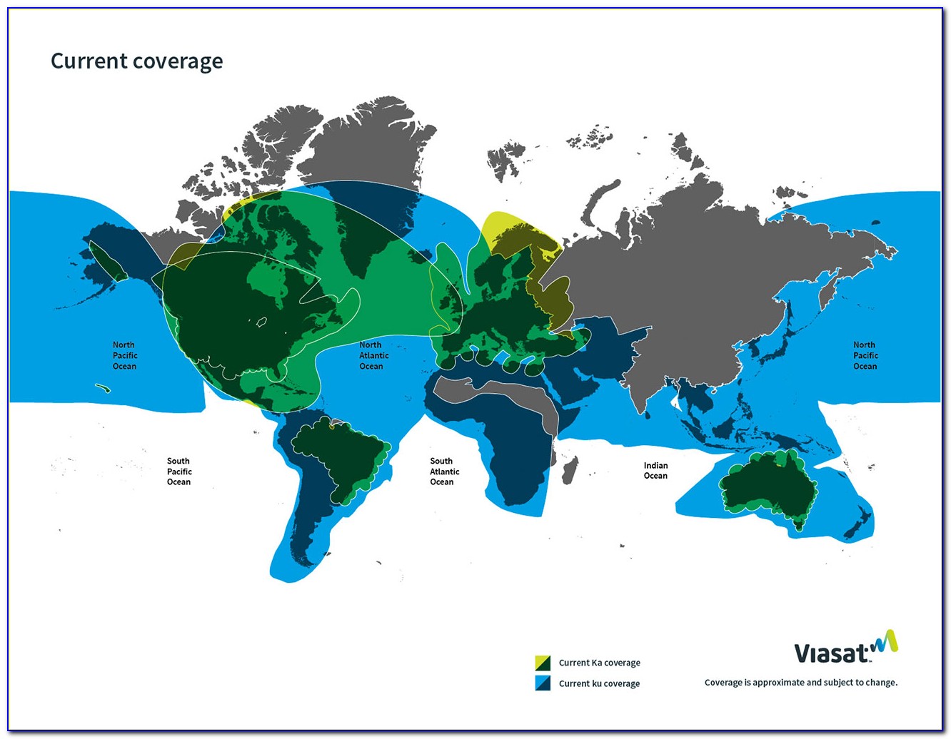 Viasat Service Map
