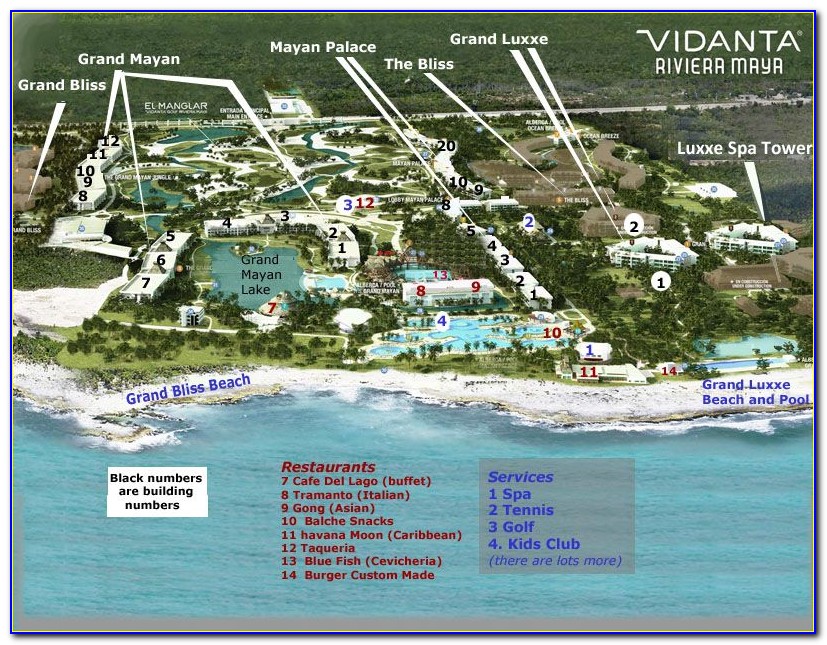 Vidanta Riviera Maya Mapa
