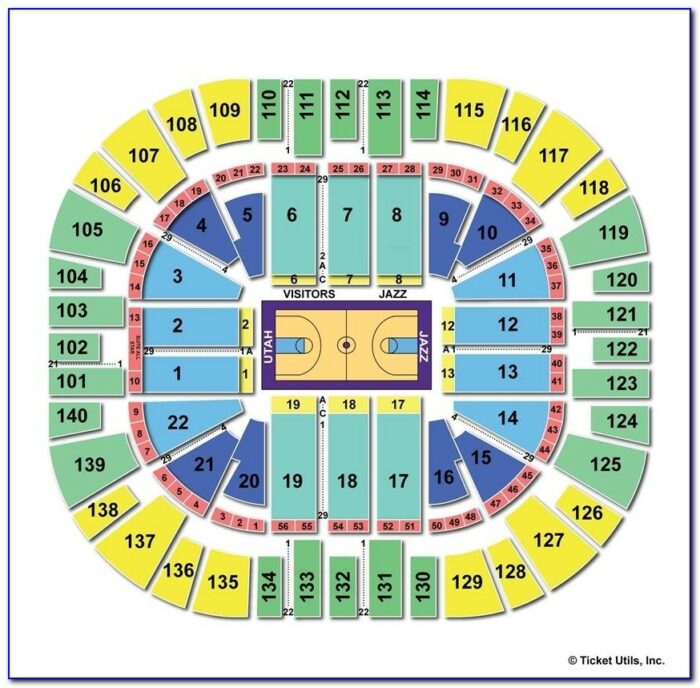 Vivint Arena Seat Map