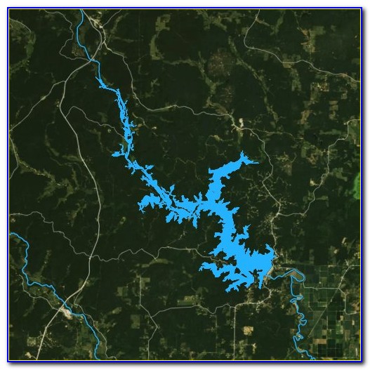 Wappapello Lake Fishing Map