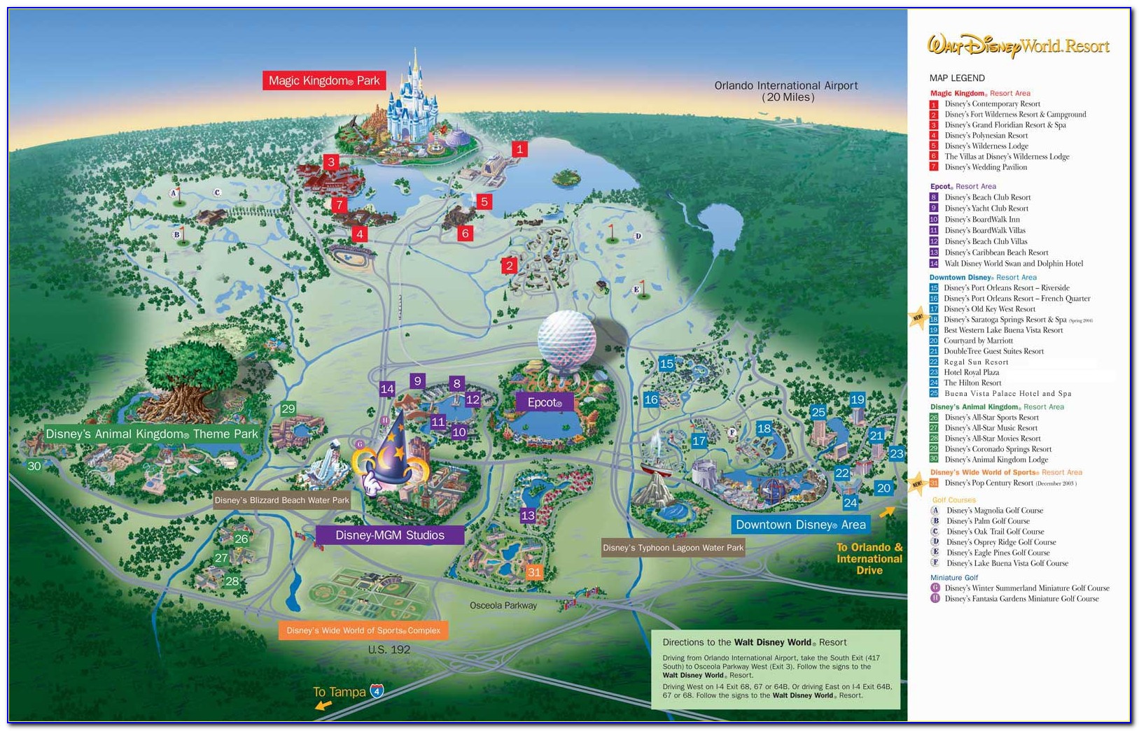 Wdw Resort Map 2021