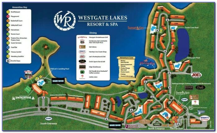 Westgate Vacation Villas Kissimmee Map