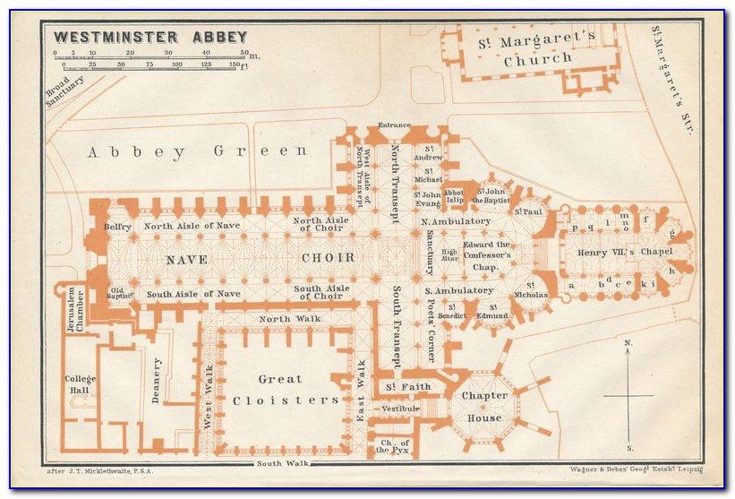 Westminster Abbey Entrance Map