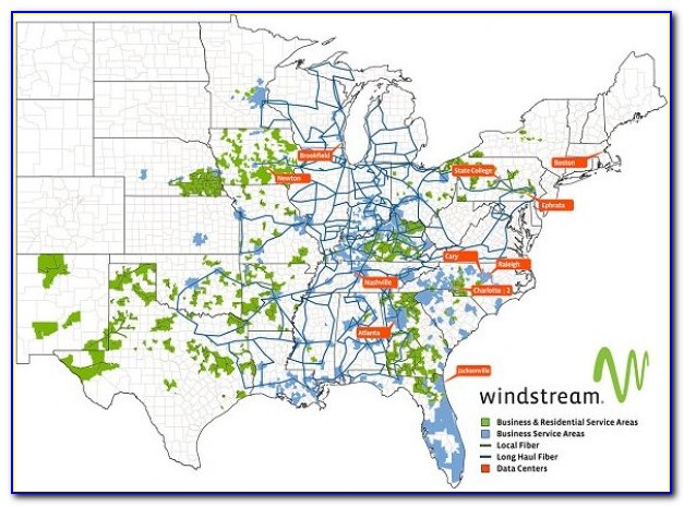 Windstream Fiber Network Map