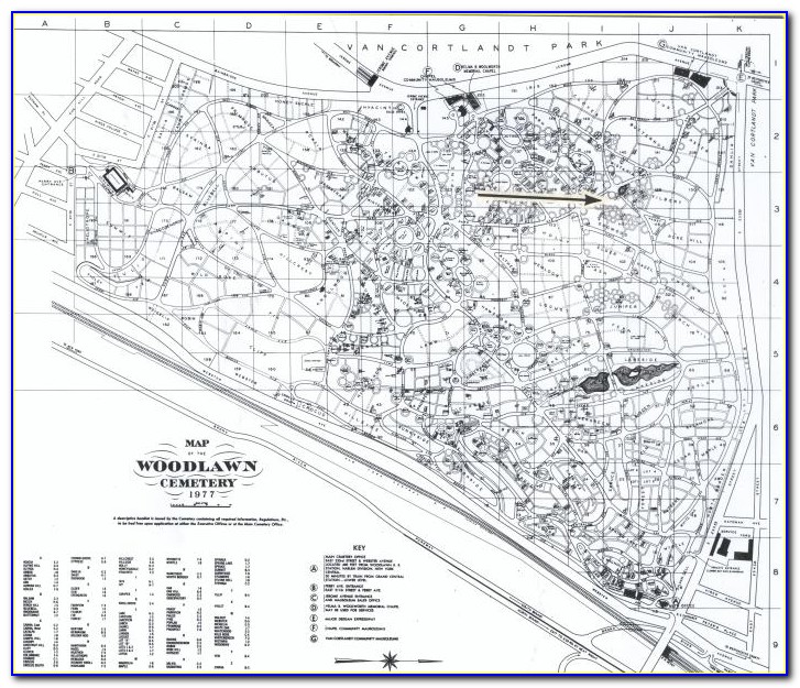Woodlawn Cemetery Nashville Map