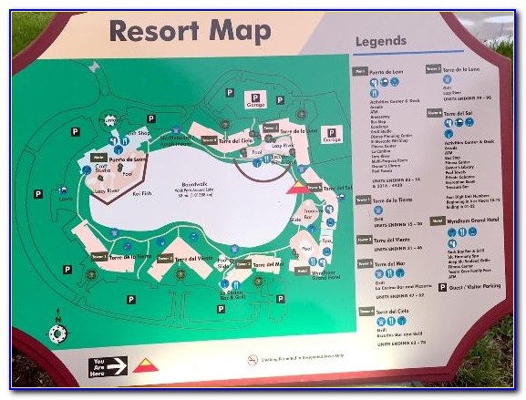 Wyndham Bonnet Creek Resort Map