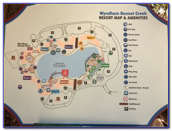 Wyndham Grand Bonnet Creek Resort Map