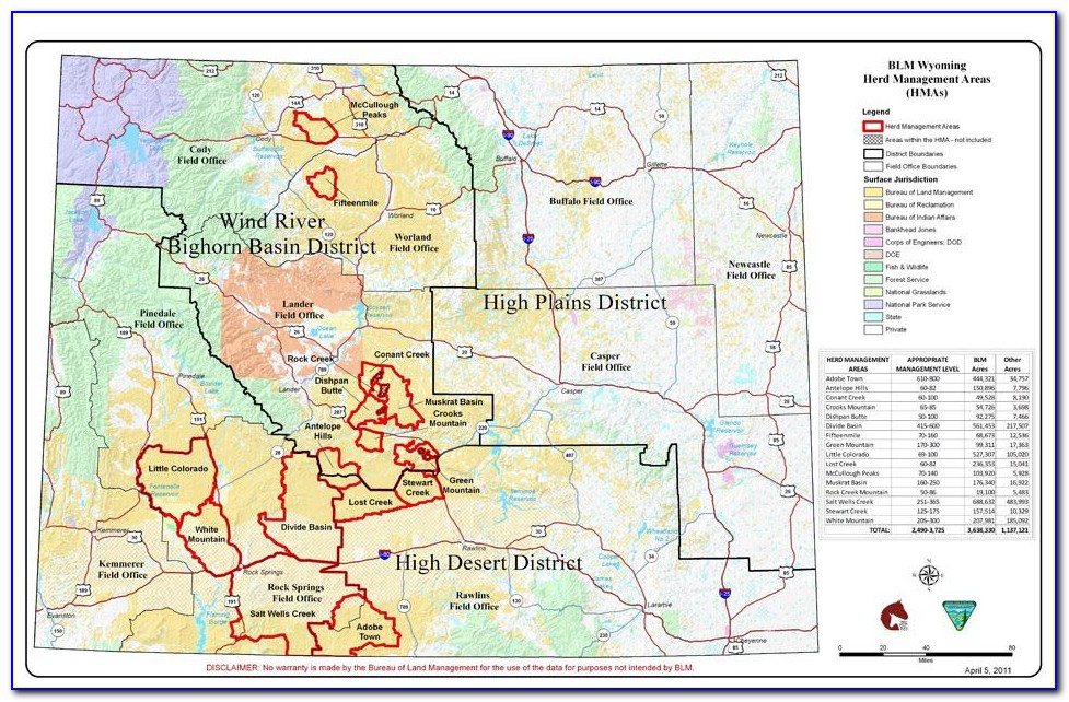 Wyoming Public Land Maps Gps
